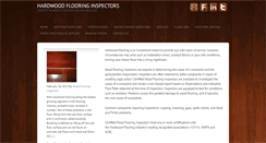 Desktop Screenshot of hardwoodflooringinspectors.com